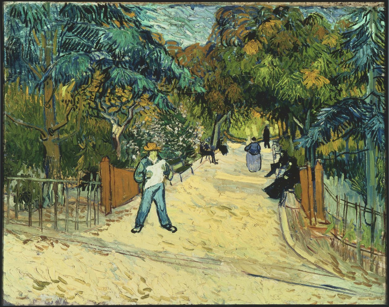 Entrada a los Jardines Públicos de Arle de Vincent van Gogh