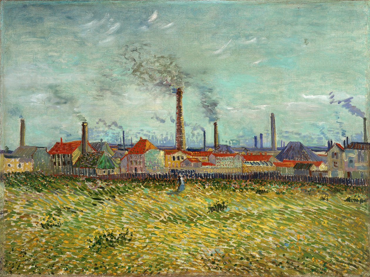 Fábricas en Clichy de Vincent van Gogh