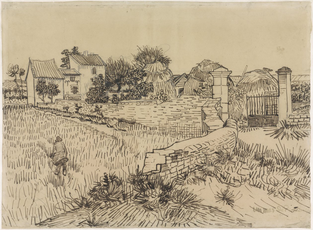 Granja en la Provenza de Vincent van Gogh