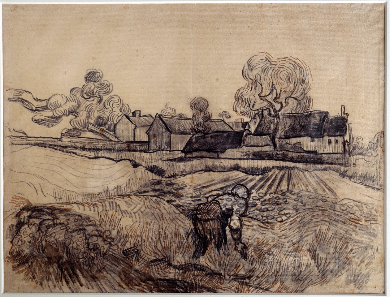 La granja del Padre Elpoi de Vincent van Gogh