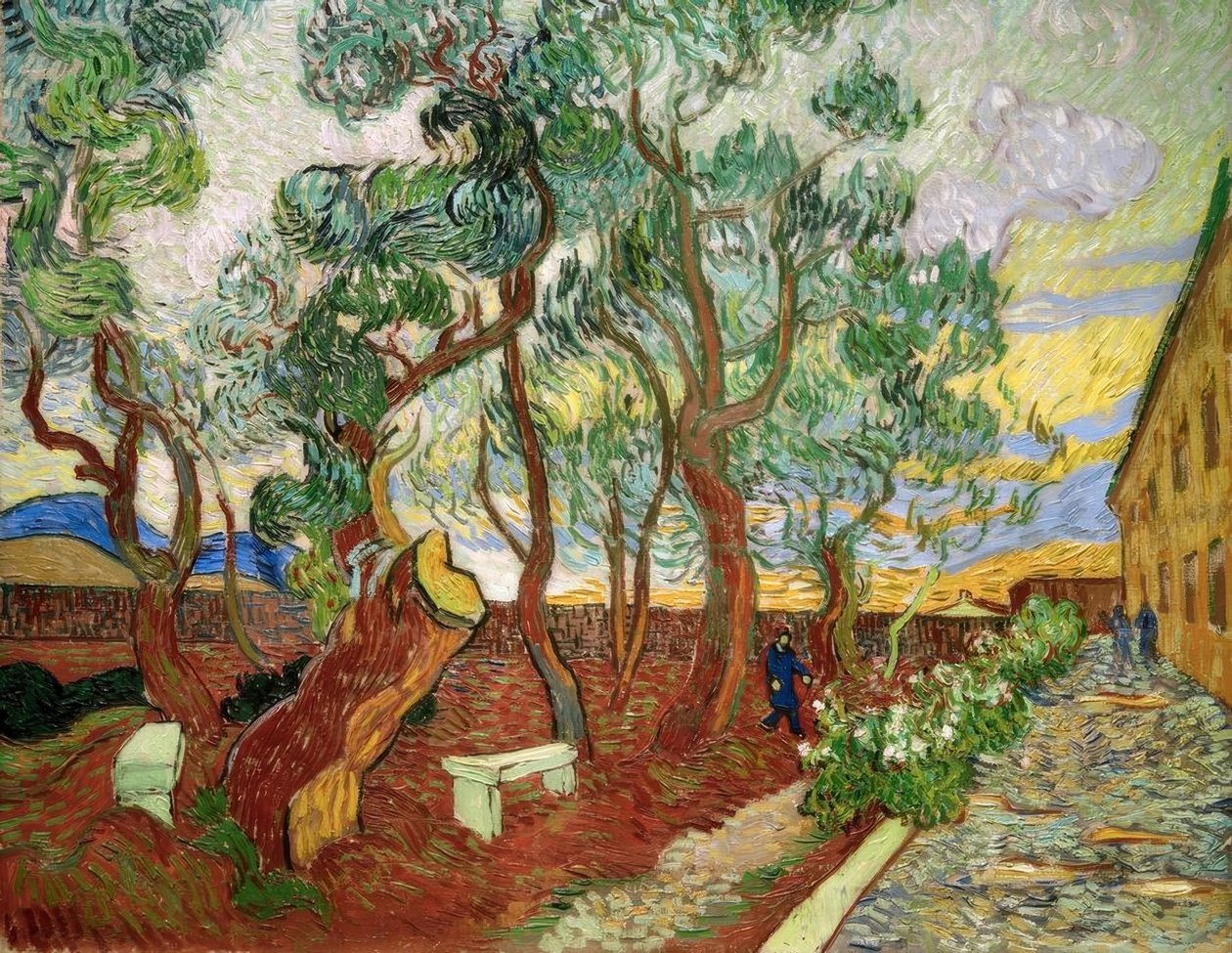 Jardín del Hospital Saint-Paul de Vincent van Gogh