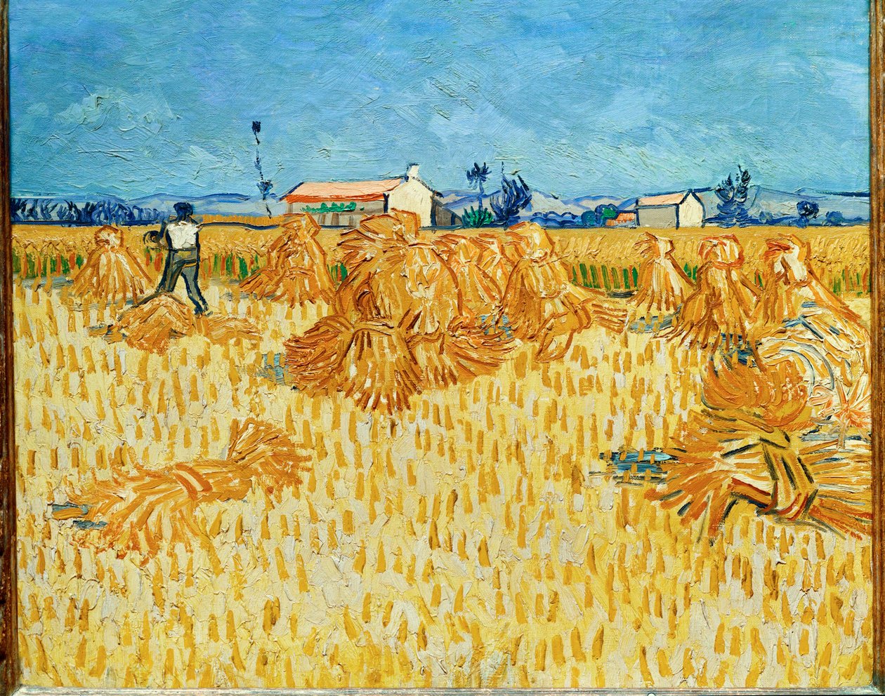Cosecha en Provenza, junio de 1888 (óleo sobre lienzo) de Vincent van Gogh