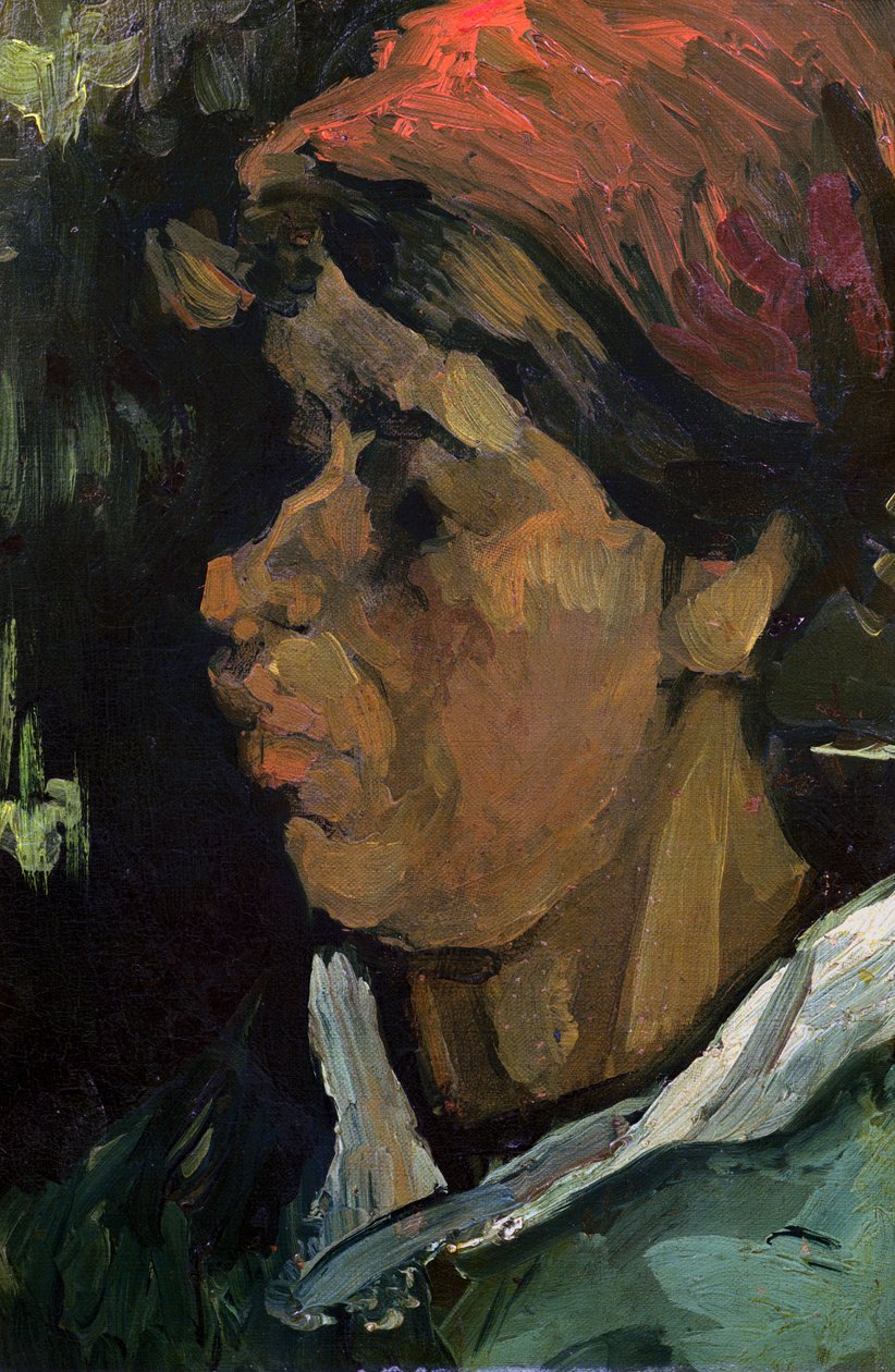 Cabeza de un campesino holandés de Vincent van Gogh