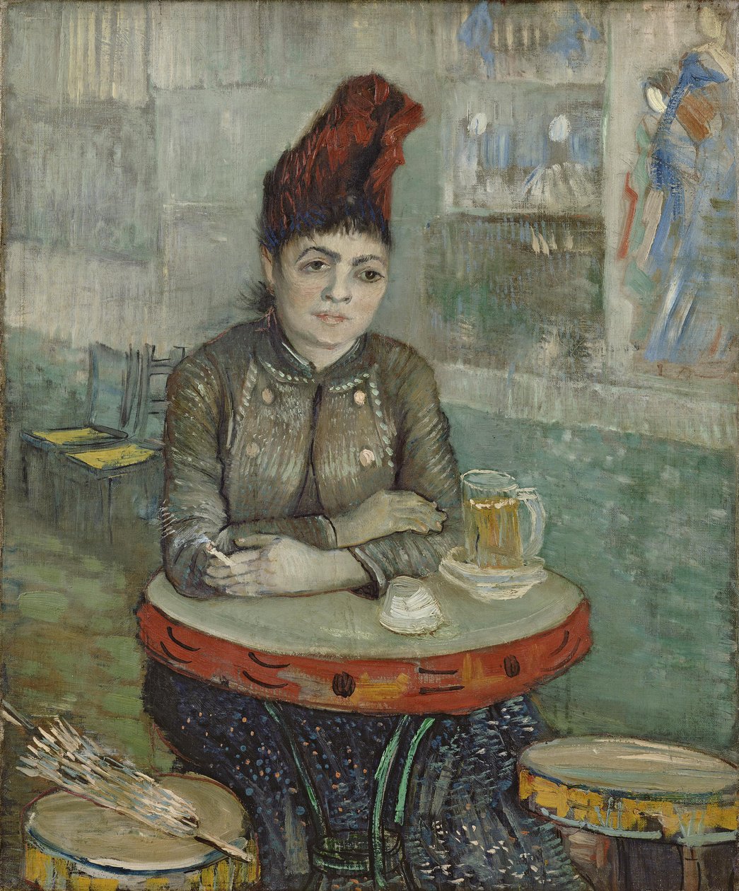 En el café: Agostina Segatori en Le tambourin de Vincent van Gogh