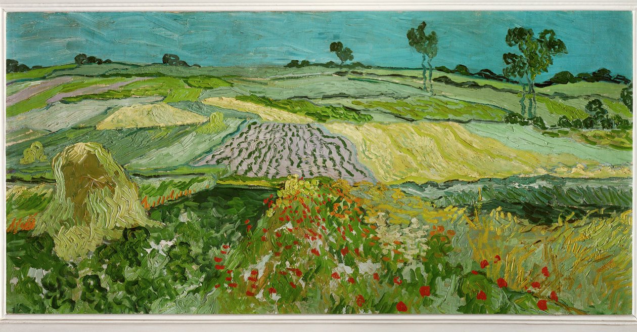 La llanura de Auvers de Vincent van Gogh