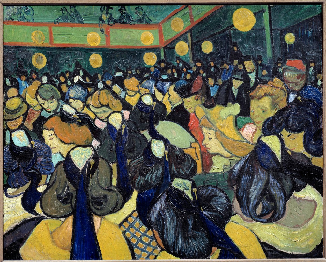 La sala de baile en Arles de Vincent van Gogh
