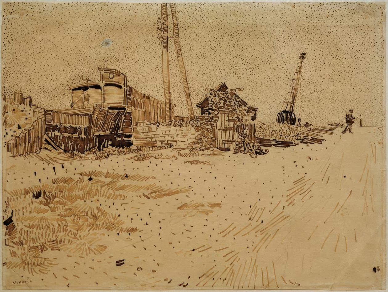 Terreno del campamento del ferrocarril de Vincent van Gogh