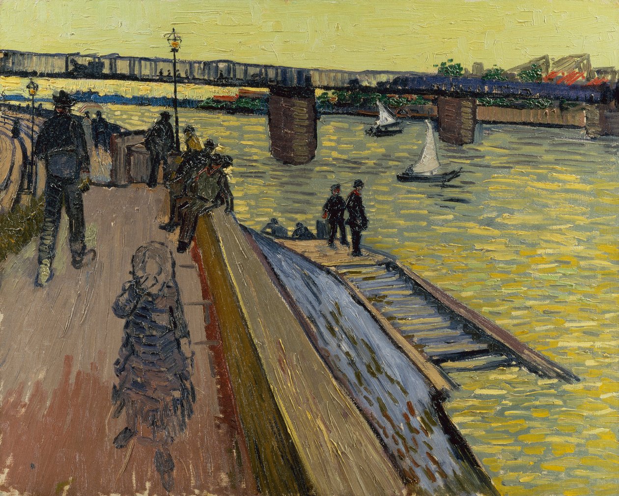 El Puente de Trinquetaille en Arles de Vincent van Gogh