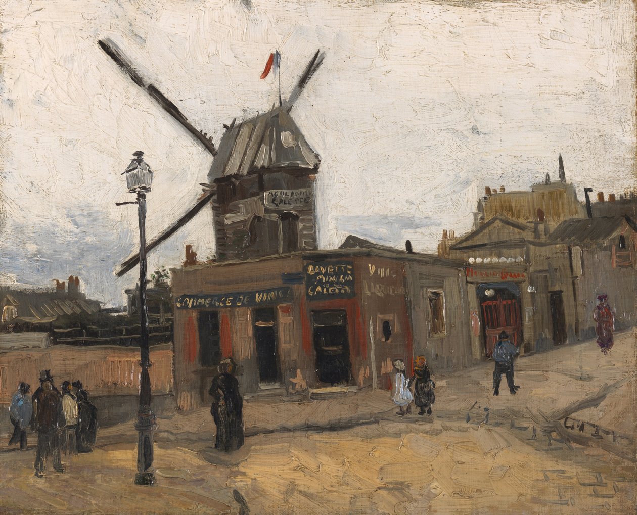 El Molino de la Galette de Vincent van Gogh