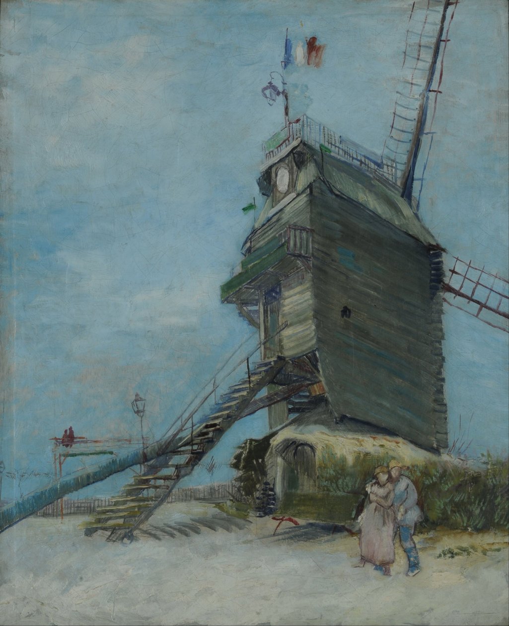 Le Moulin de la Galette, Montmartre, París, c.1886-87 de Vincent van Gogh
