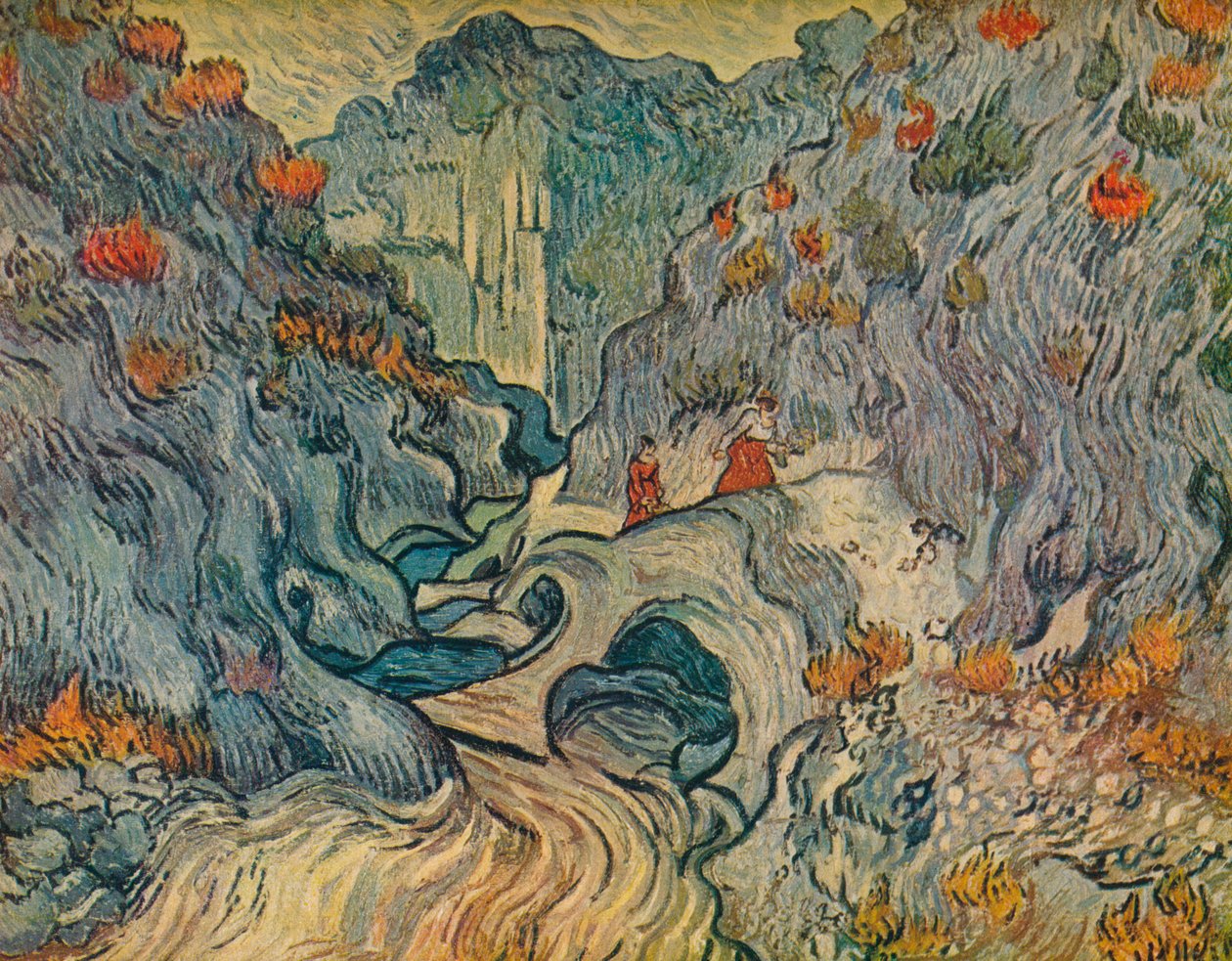 Le Ravin, 1889 de Vincent van Gogh