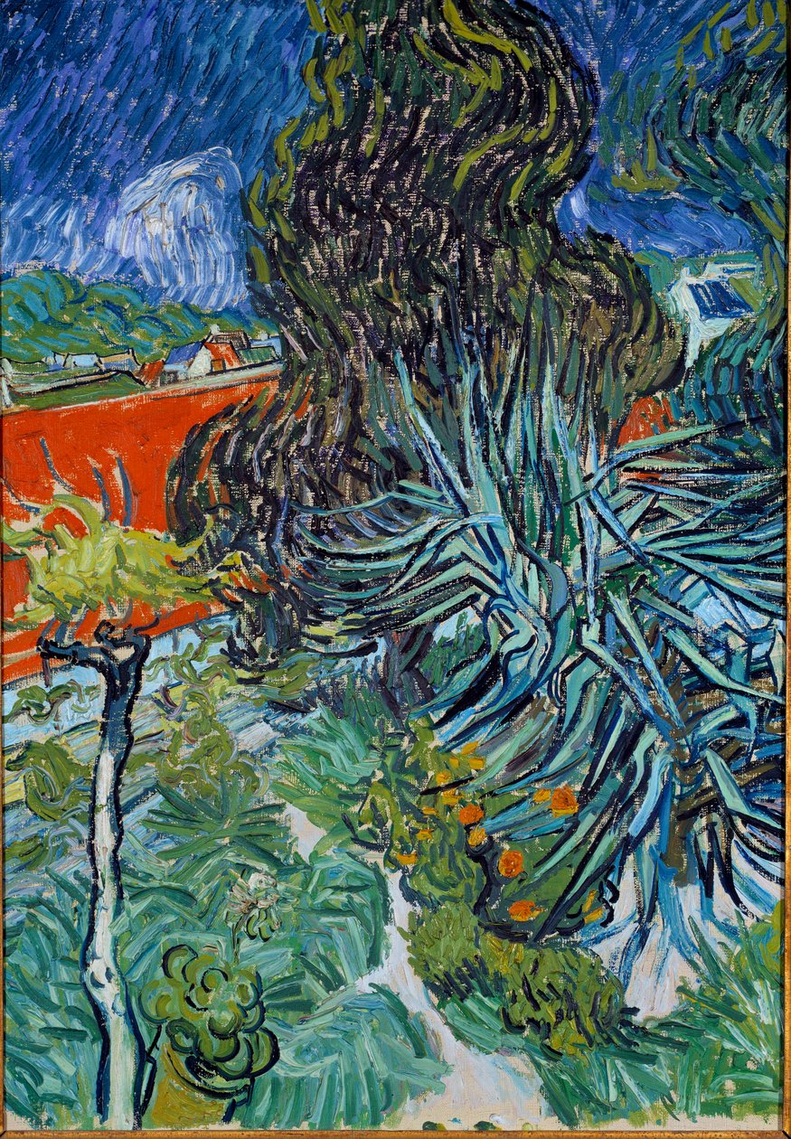 El jardín del doctor Gachet en Auvers-sur-Oise 1890. París, museo de Orsay de Vincent van Gogh