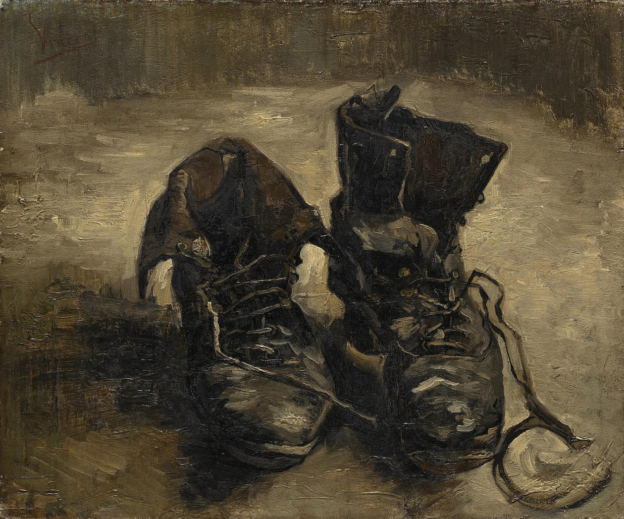 Las botas negras o Los viejos zapatos de Vincent van Gogh