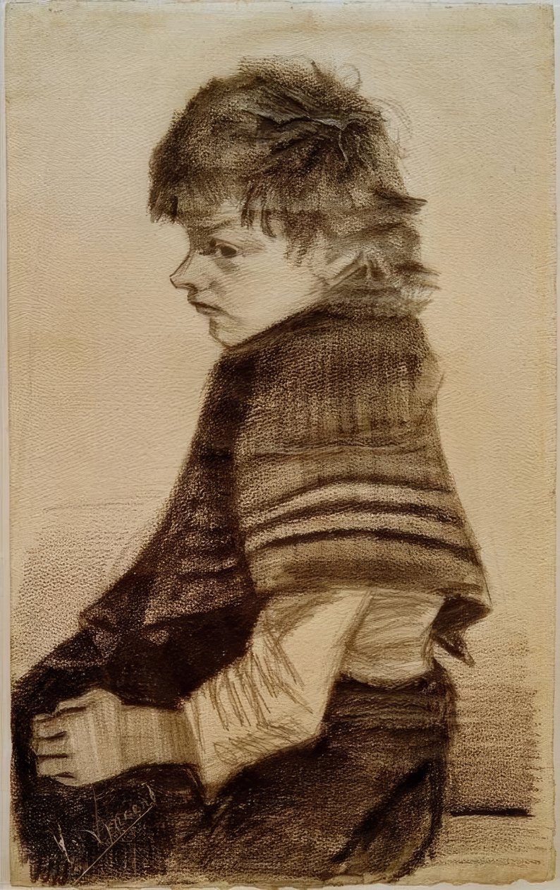Niña con chal de Vincent van Gogh