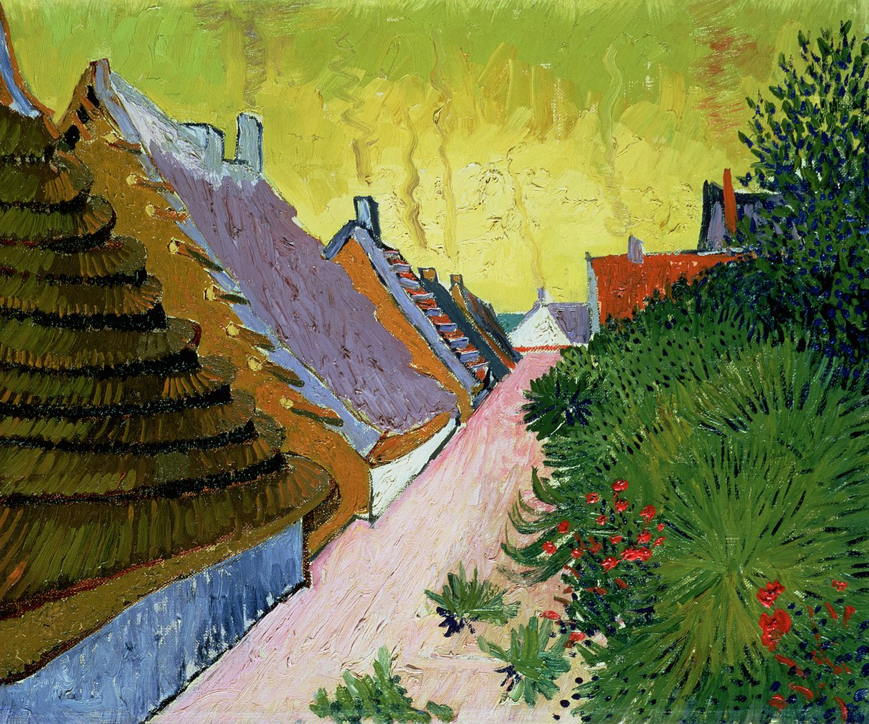 Mas en Saintes-Maries, 1888 de Vincent van Gogh
