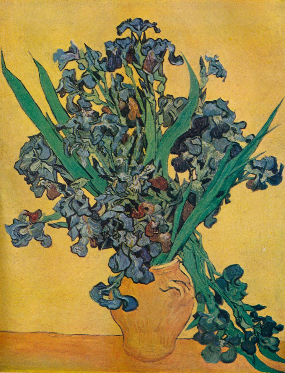 Naturaleza muerta: Iris, 1890 de Vincent van Gogh