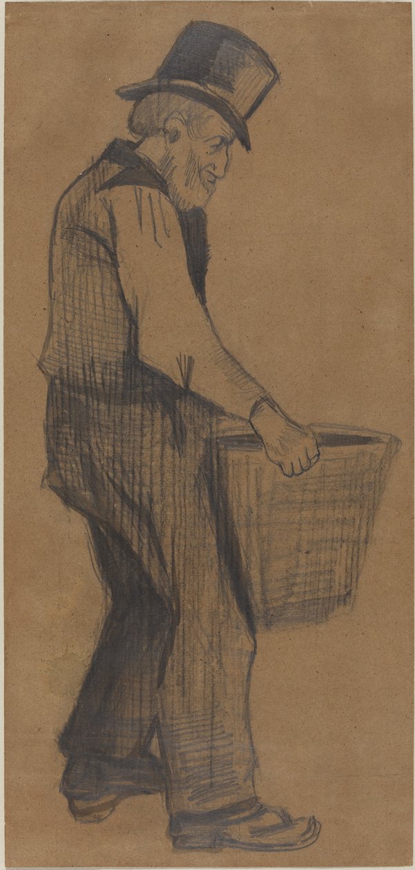 Viejo Llevando un Cubo de Vincent van Gogh