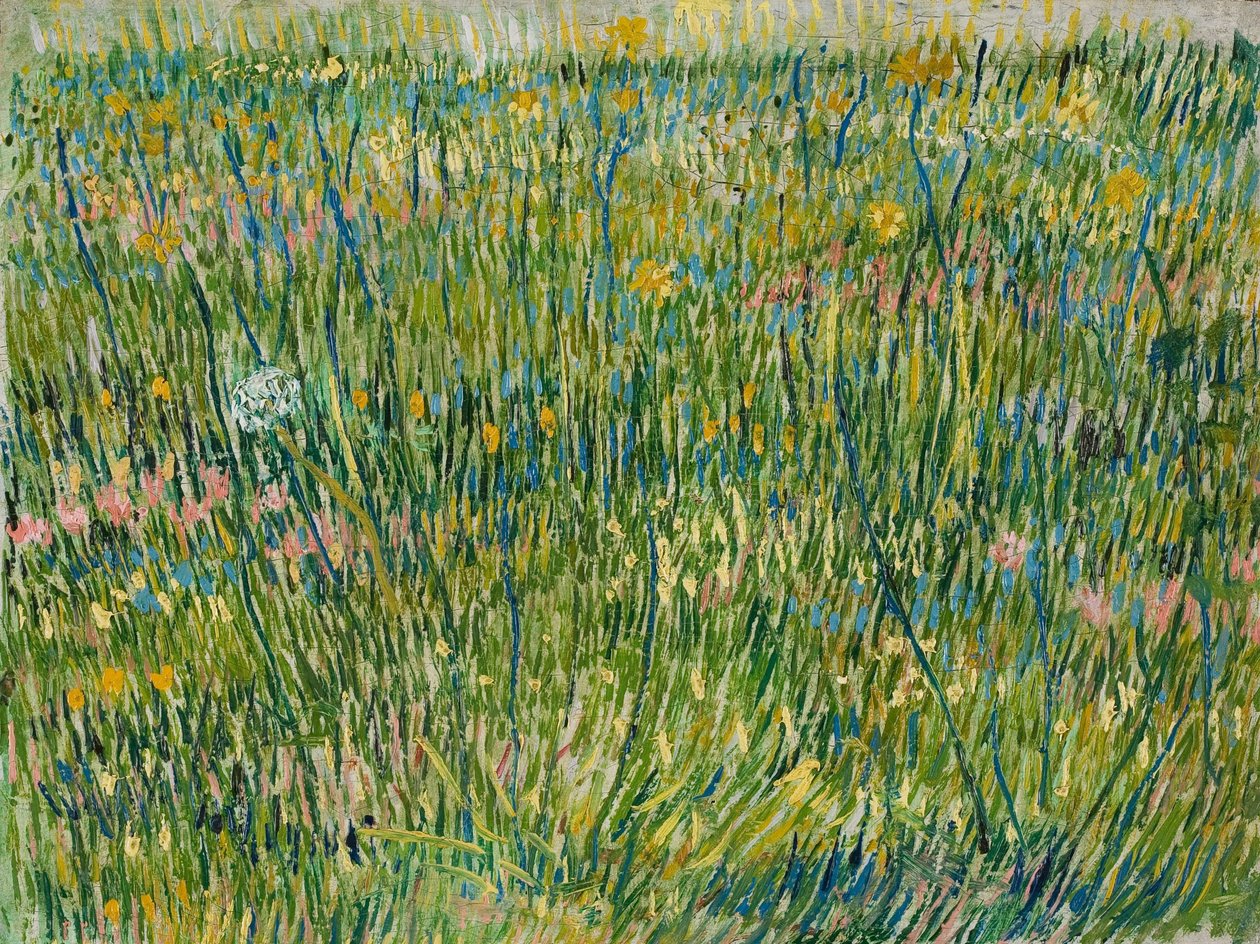Parche de Hierba, abril-junio 1887 de Vincent van Gogh
