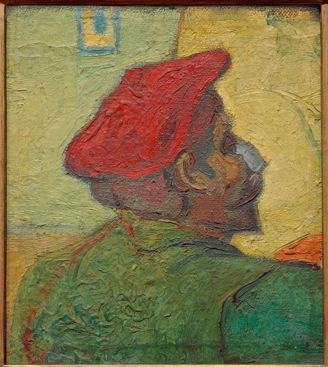 Paul Gauguin (Hombre con gorra roja) de Vincent van Gogh