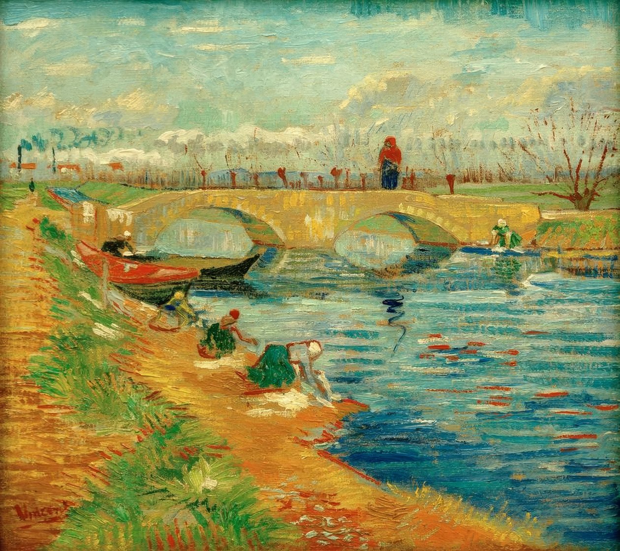 Puente de Gleize en Arles de Vincent van Gogh