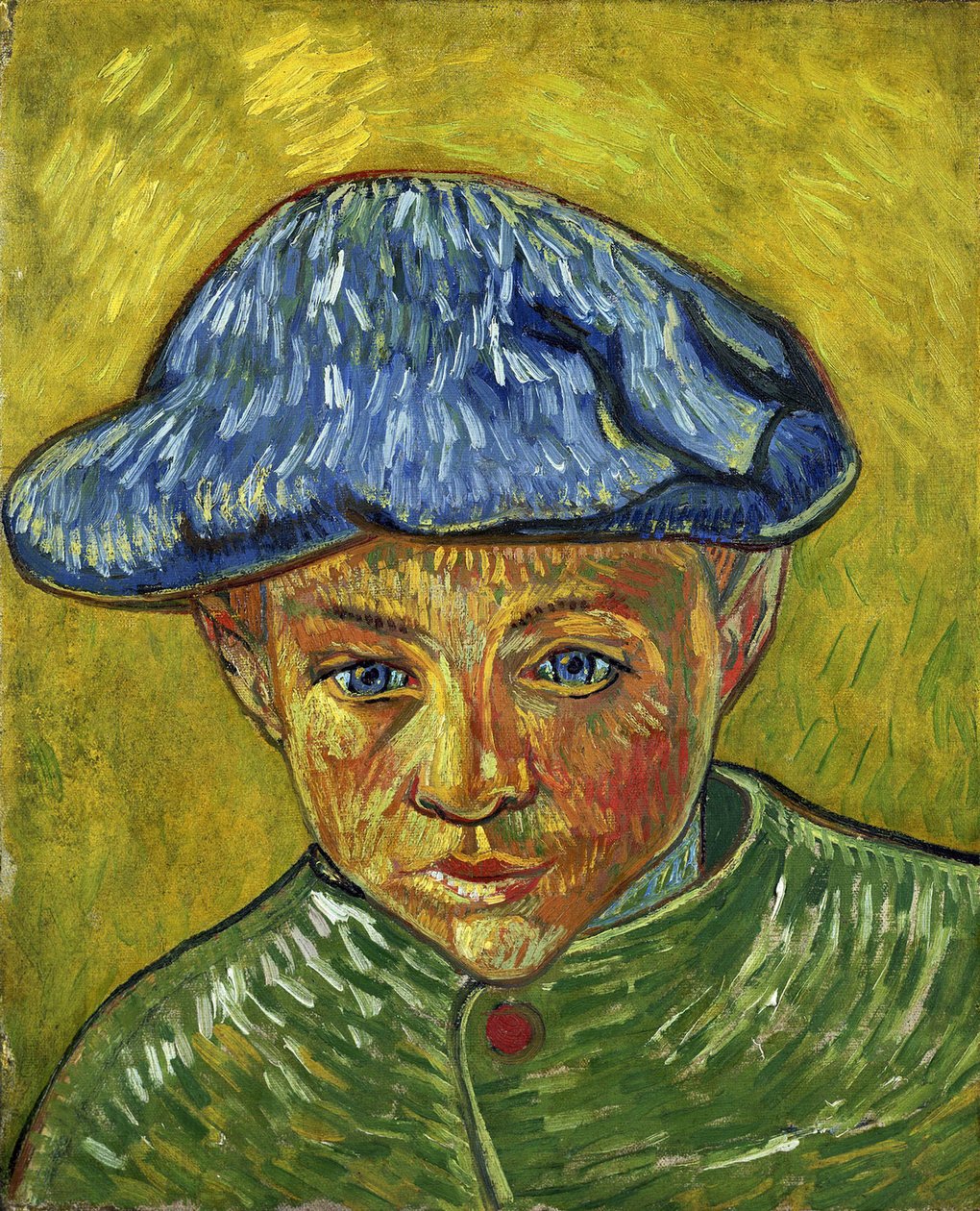 ""Retrato de Camille Roulin"" Pintura de Vincent van Gogh (1853-1890) 1888 Dim 40,5 X 32,5 cm Museo Van Gogh, Amsterdam de Vincent van Gogh