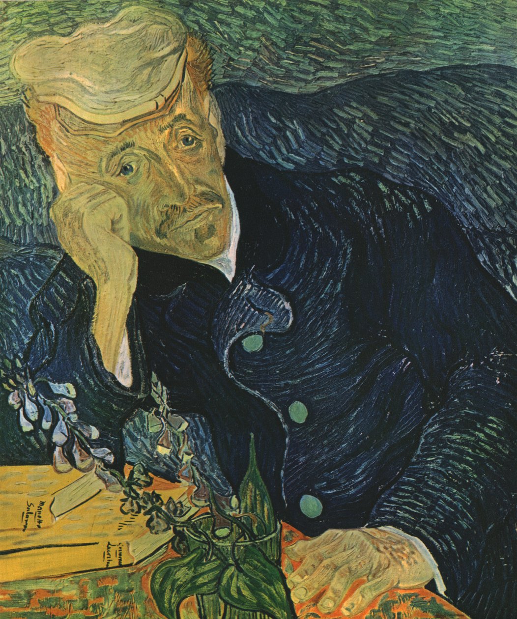 Retrato del Dr. Paul Gachet, junio de 1890, 1947 de Vincent van Gogh
