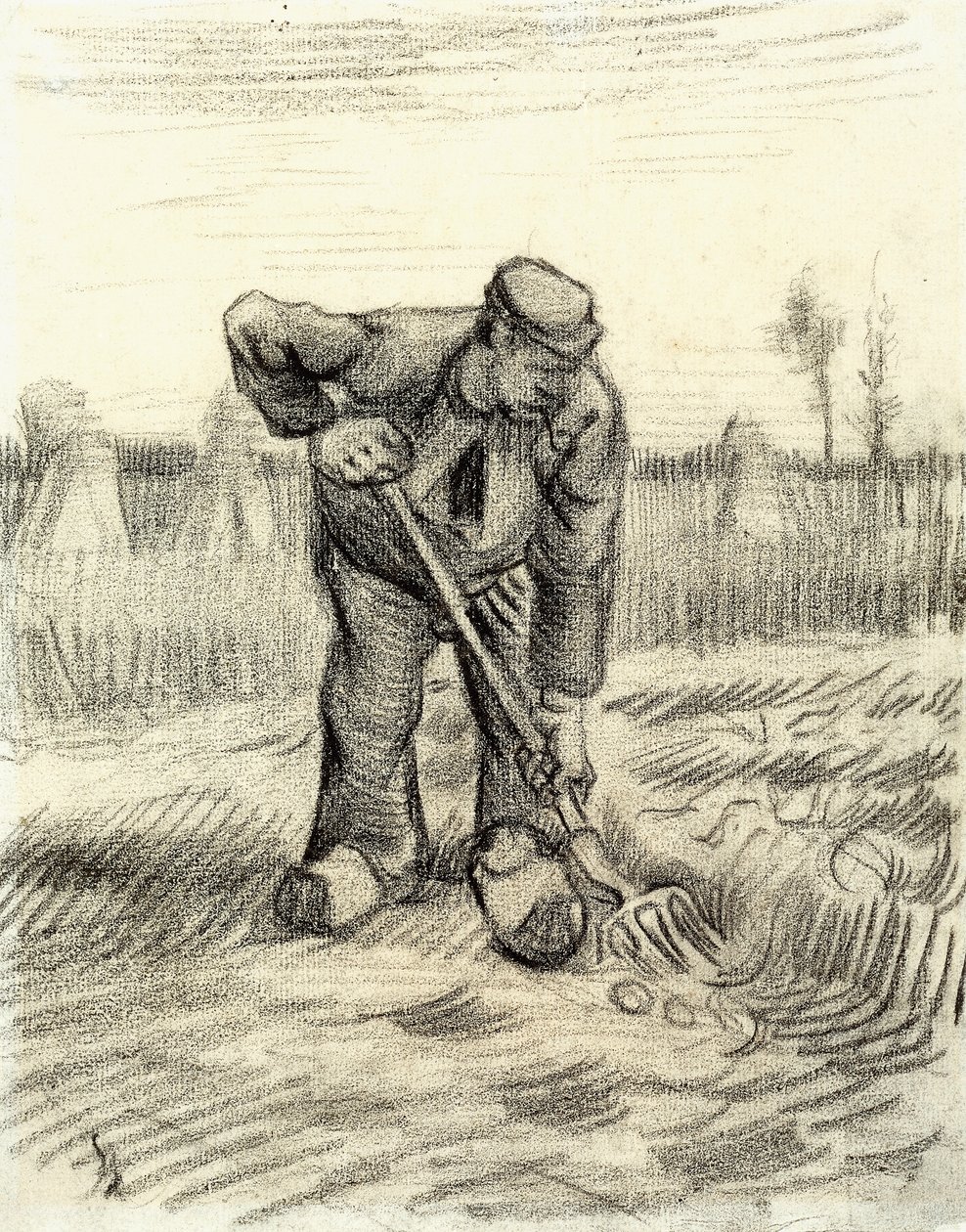 Recolector de patatas, 1885 de Vincent van Gogh
