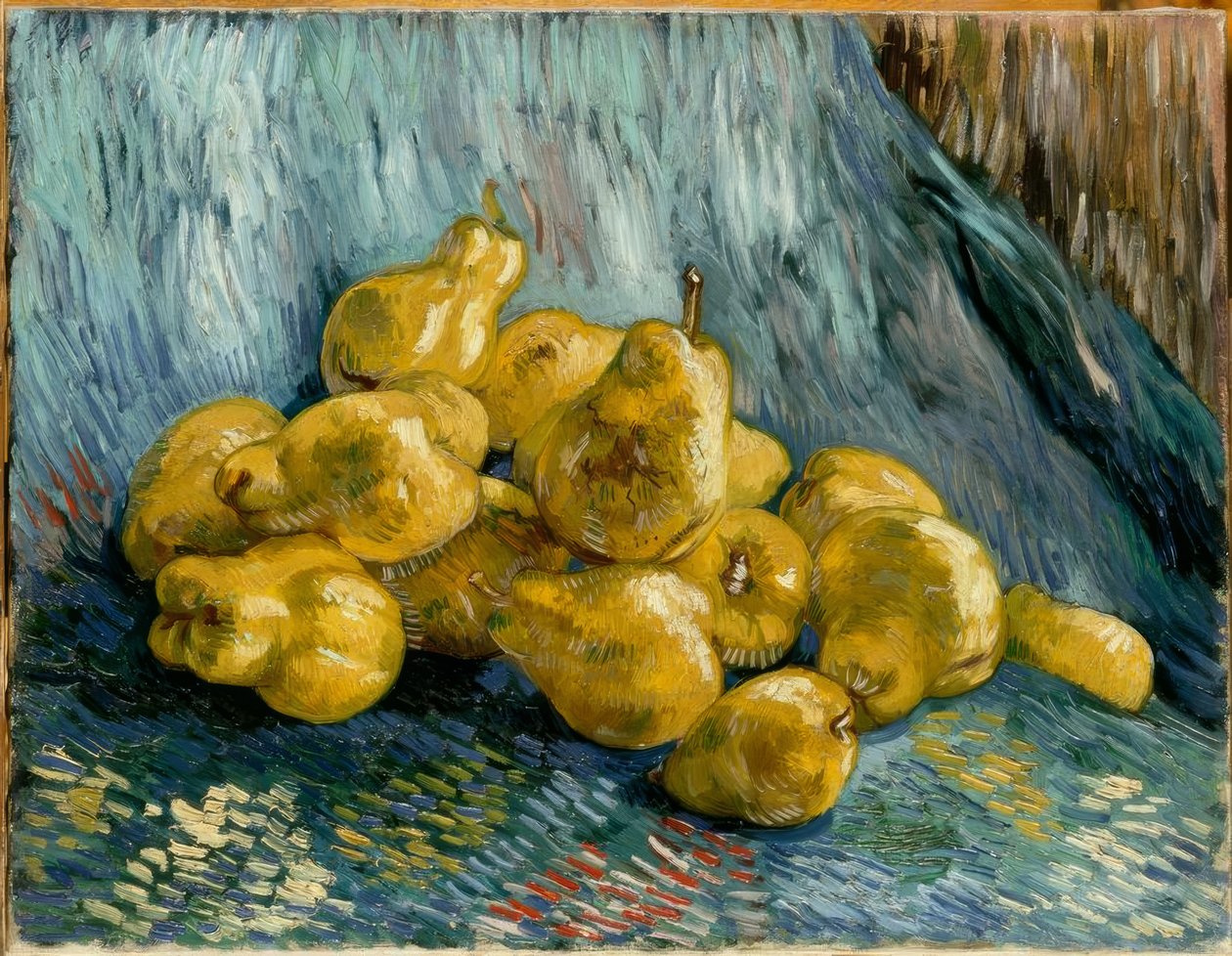 Naturaleza muerta con membrillos de Vincent van Gogh
