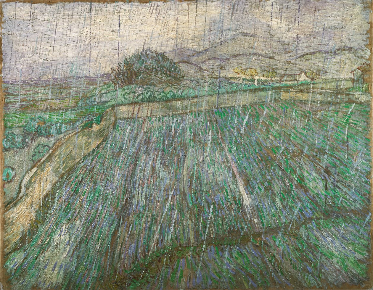 Lluvia de Vincent van Gogh