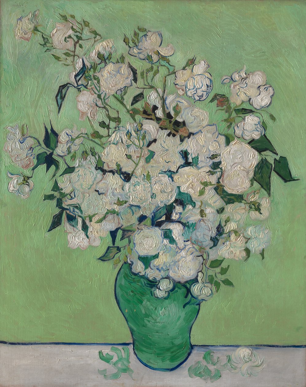Rosas, 1890 de Vincent van Gogh