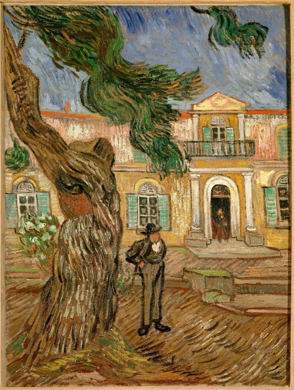 Hospital Saint Paul en Saint Remy de Provence (Saint-Remy-de-Provence). Pintura de Vincent van Gogh (1853-1890) 1889 de Vincent van Gogh