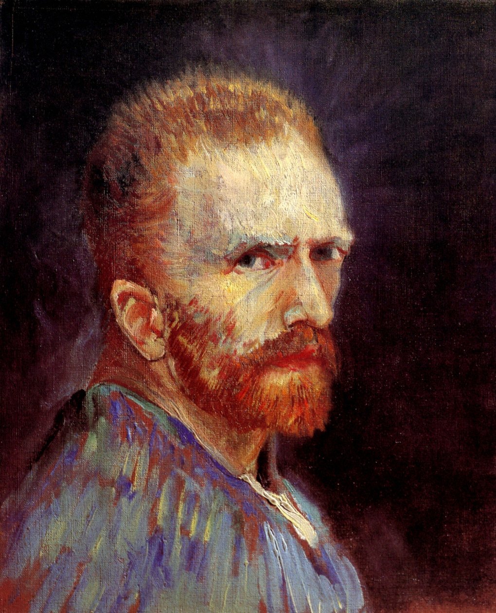 Autorretrato, c.1887 (óleo sobre lienzo) de Vincent van Gogh