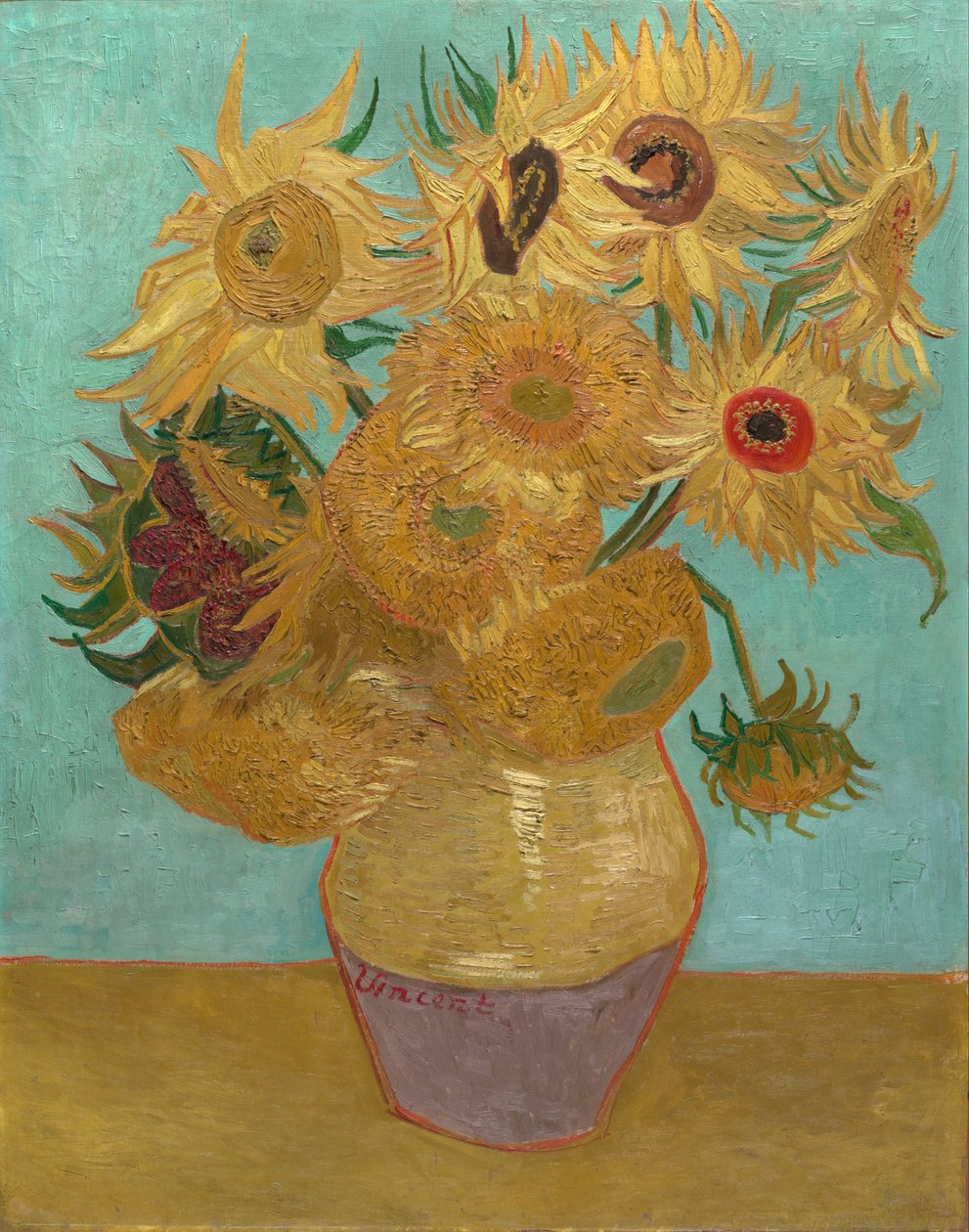 Girasoles / Jarrón con doce girasoles de Vincent van Gogh