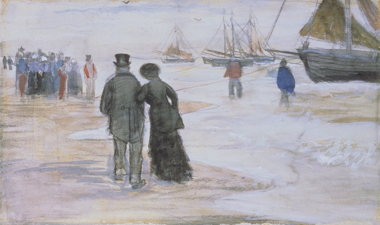 La playa de Scheveningen de Vincent van Gogh