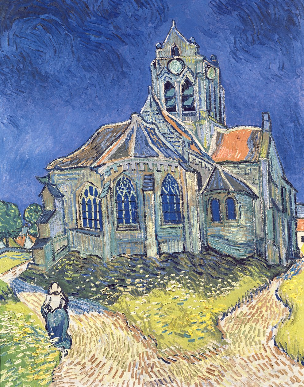 La iglesia en Auvers-sur-Oise de Vincent van Gogh