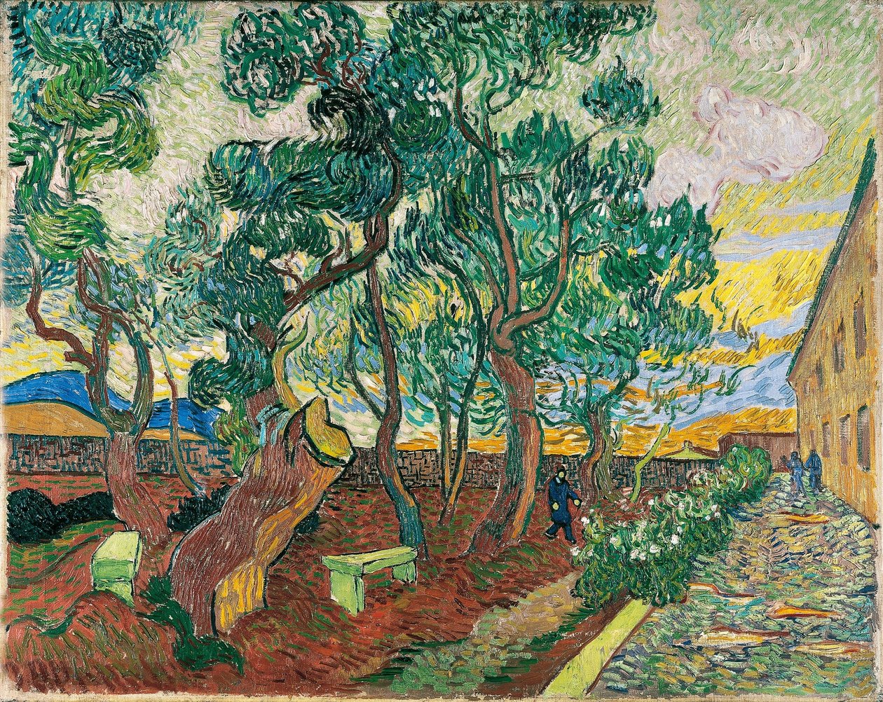 El jardín del hospital Saint-Paul de Vincent van Gogh