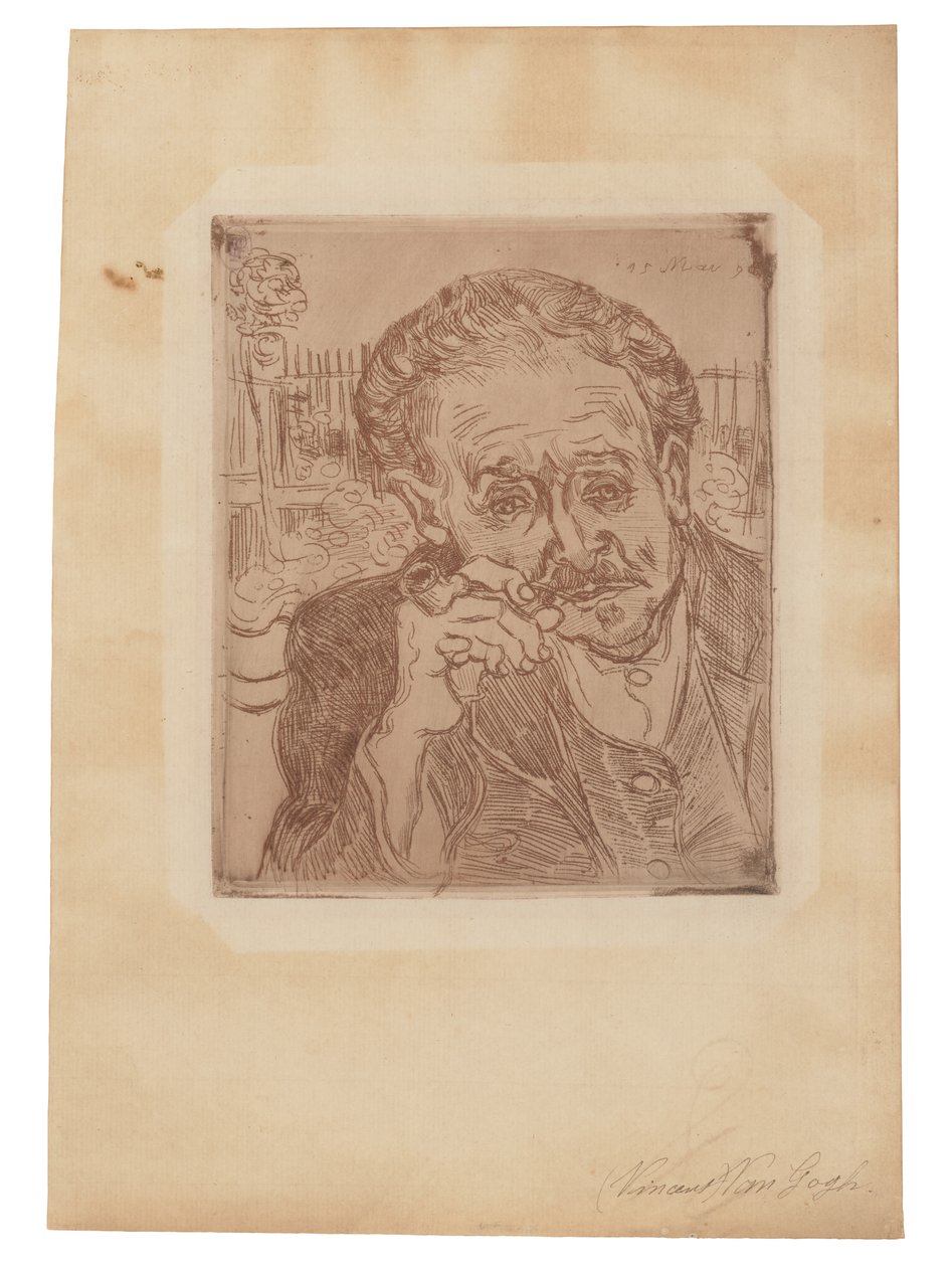 El hombre de la pipa: Retrato del Doctor Gachet de Vincent van Gogh