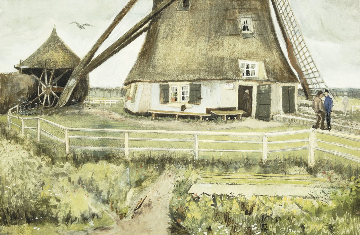 El molino, 1881 de Vincent van Gogh