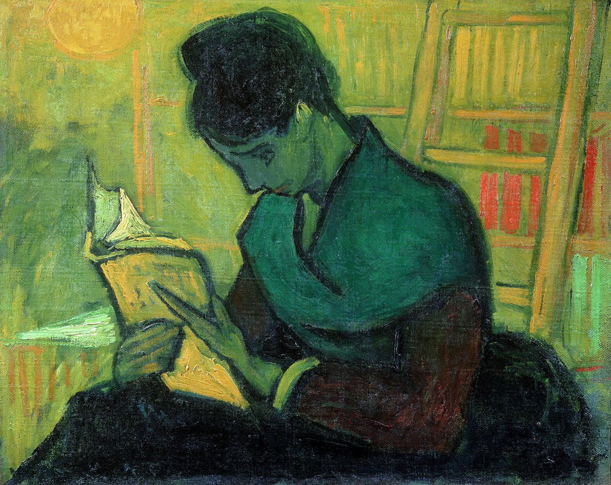 La lectora de novelas, 1888 de Vincent van Gogh