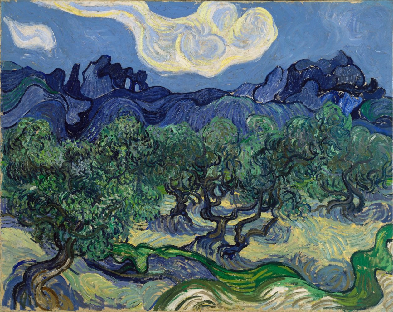 Los olivos de Vincent van Gogh