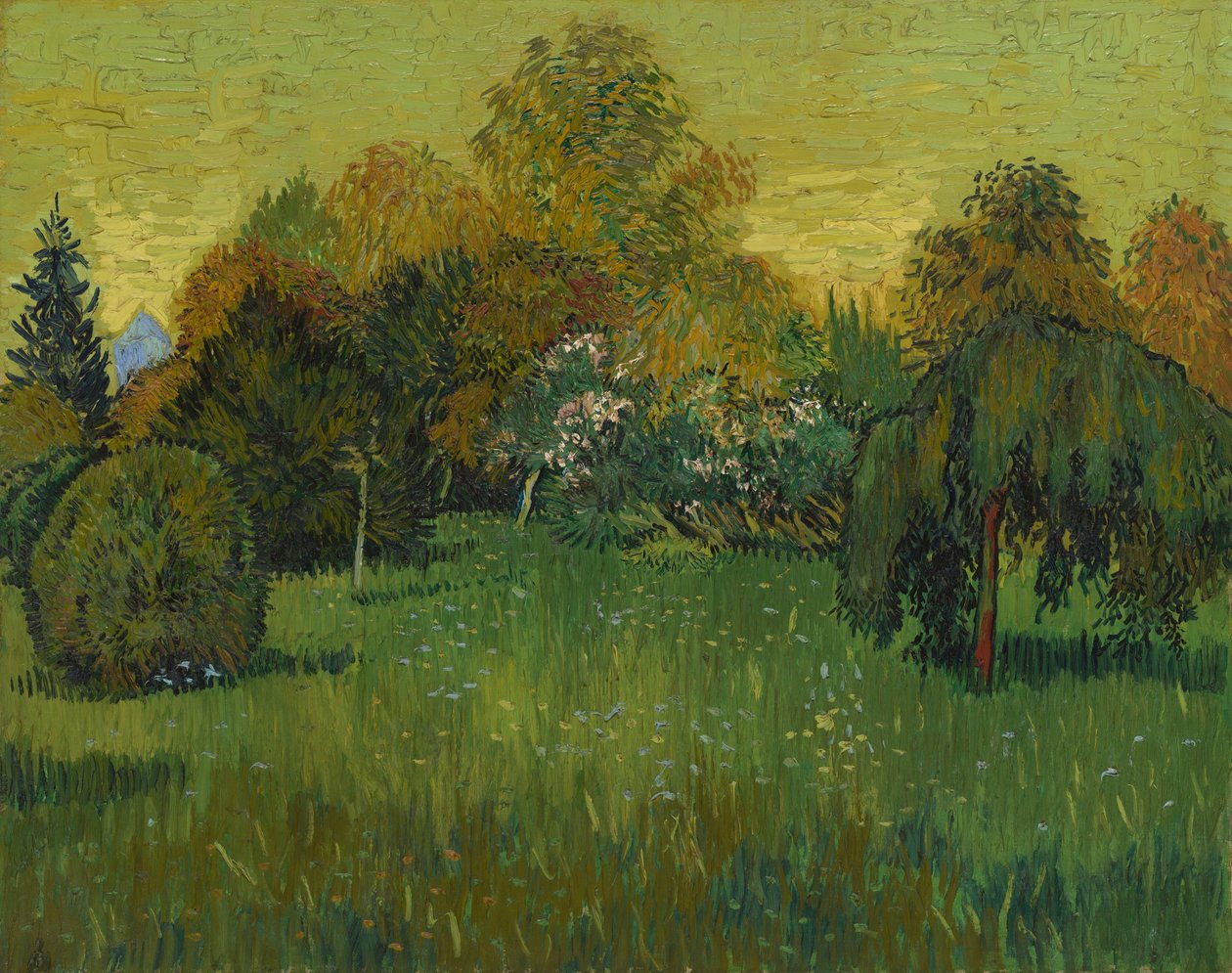 El jardín del poeta de Vincent van Gogh