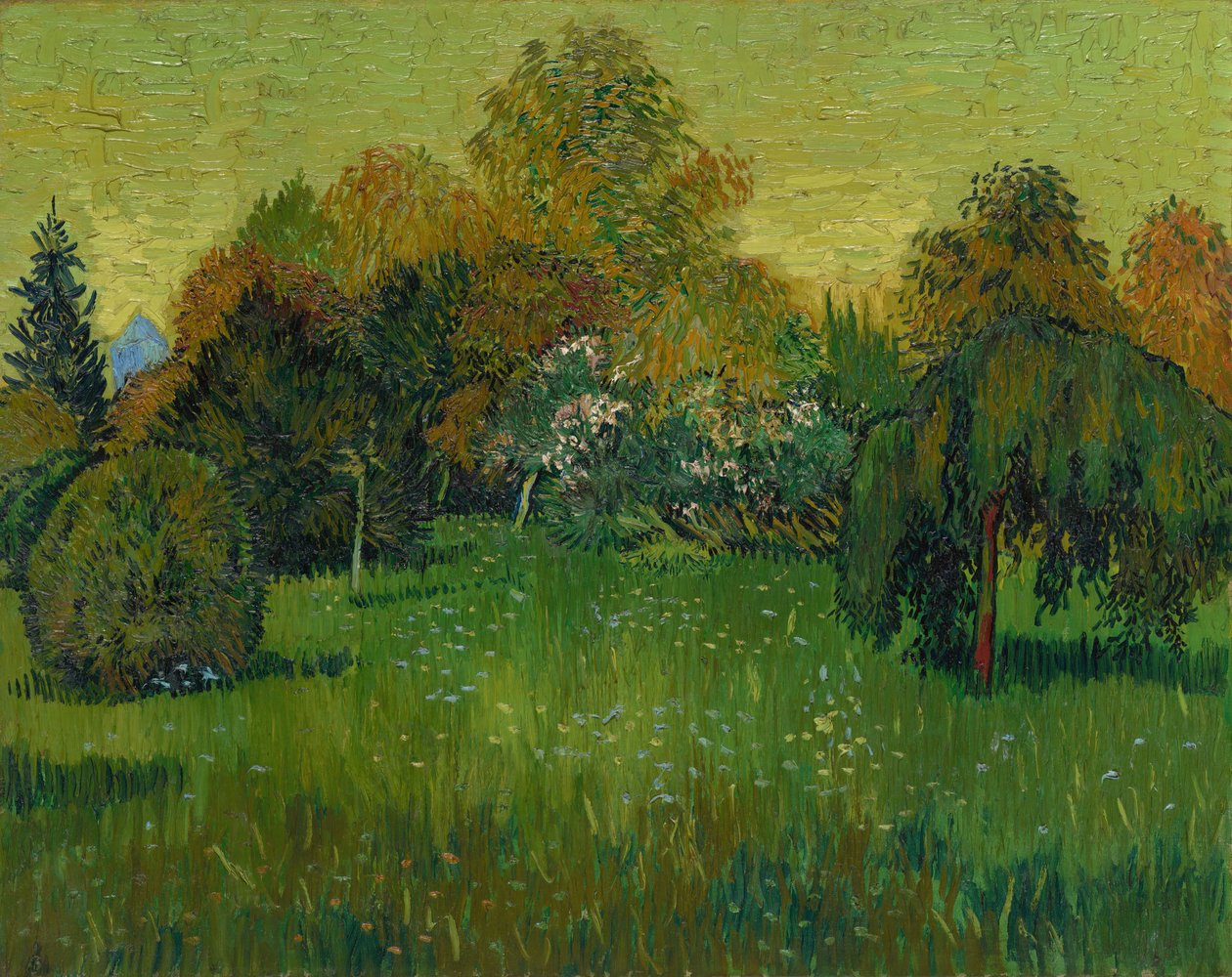 El jardín del poeta de Vincent van Gogh