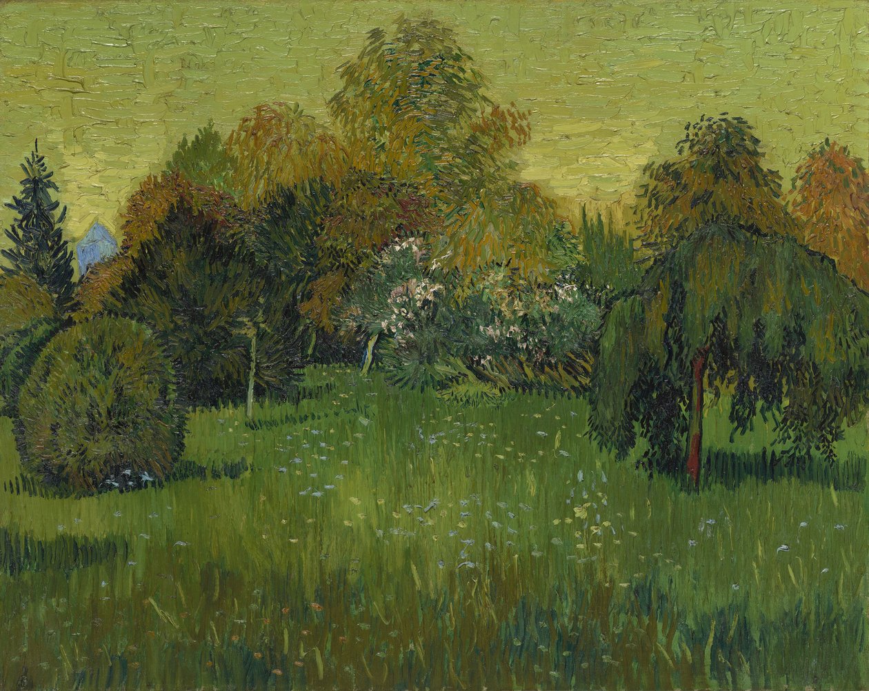 El jardín del poeta, 1888 de Vincent van Gogh