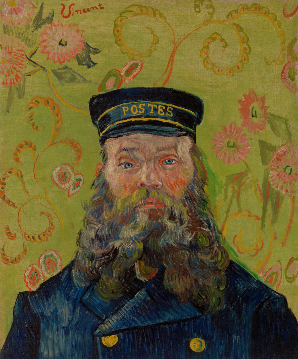 El cartero (Joseph-Etienne Roulin) de Vincent van Gogh