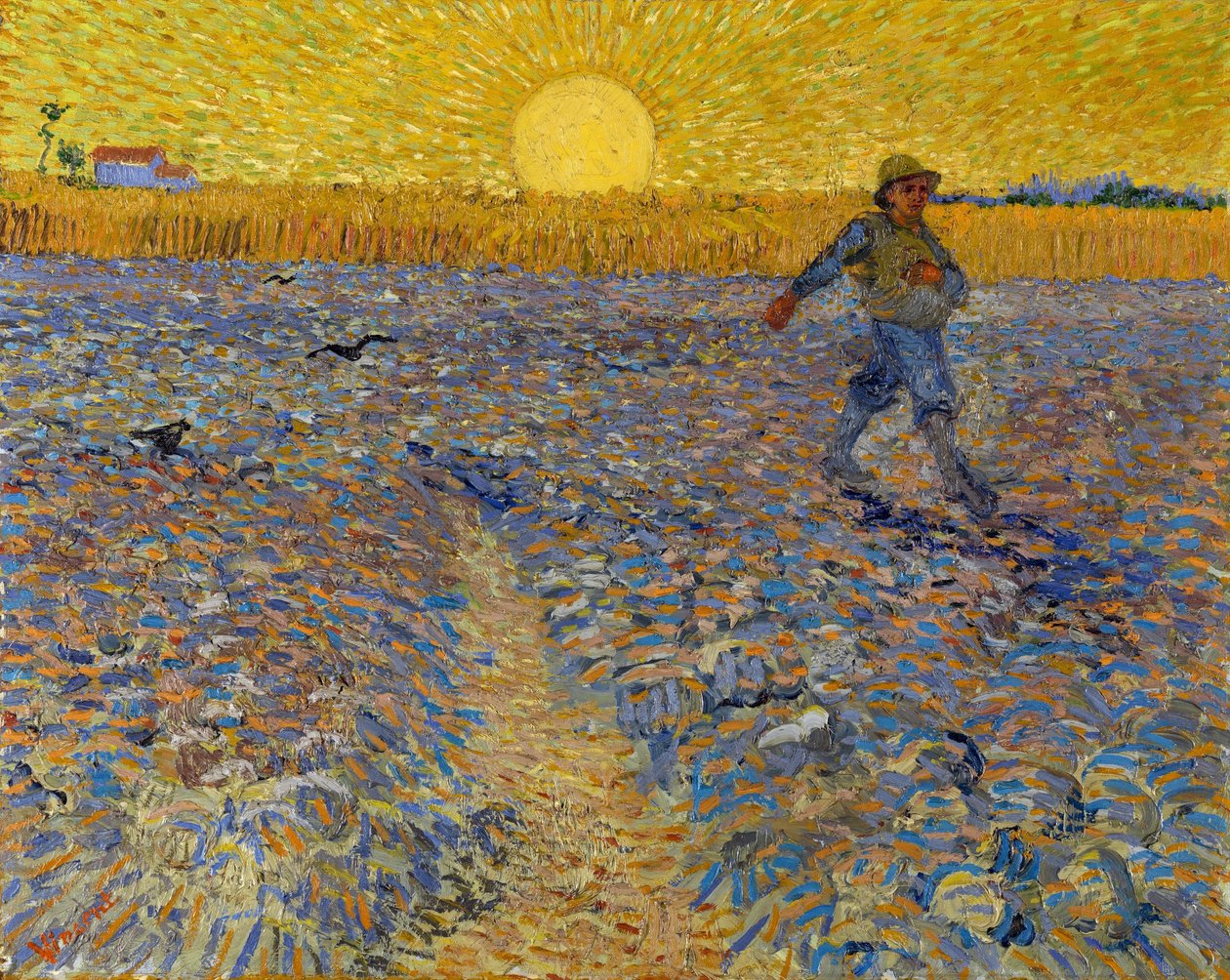 El sembrador, c.1888 (óleo sobre lienzo) de Vincent van Gogh