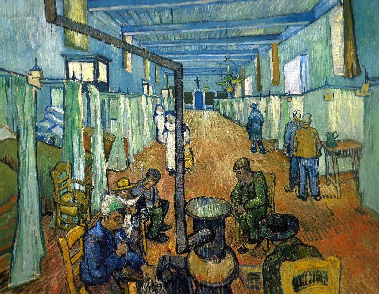 La sala del hospital de Arles de Vincent van Gogh