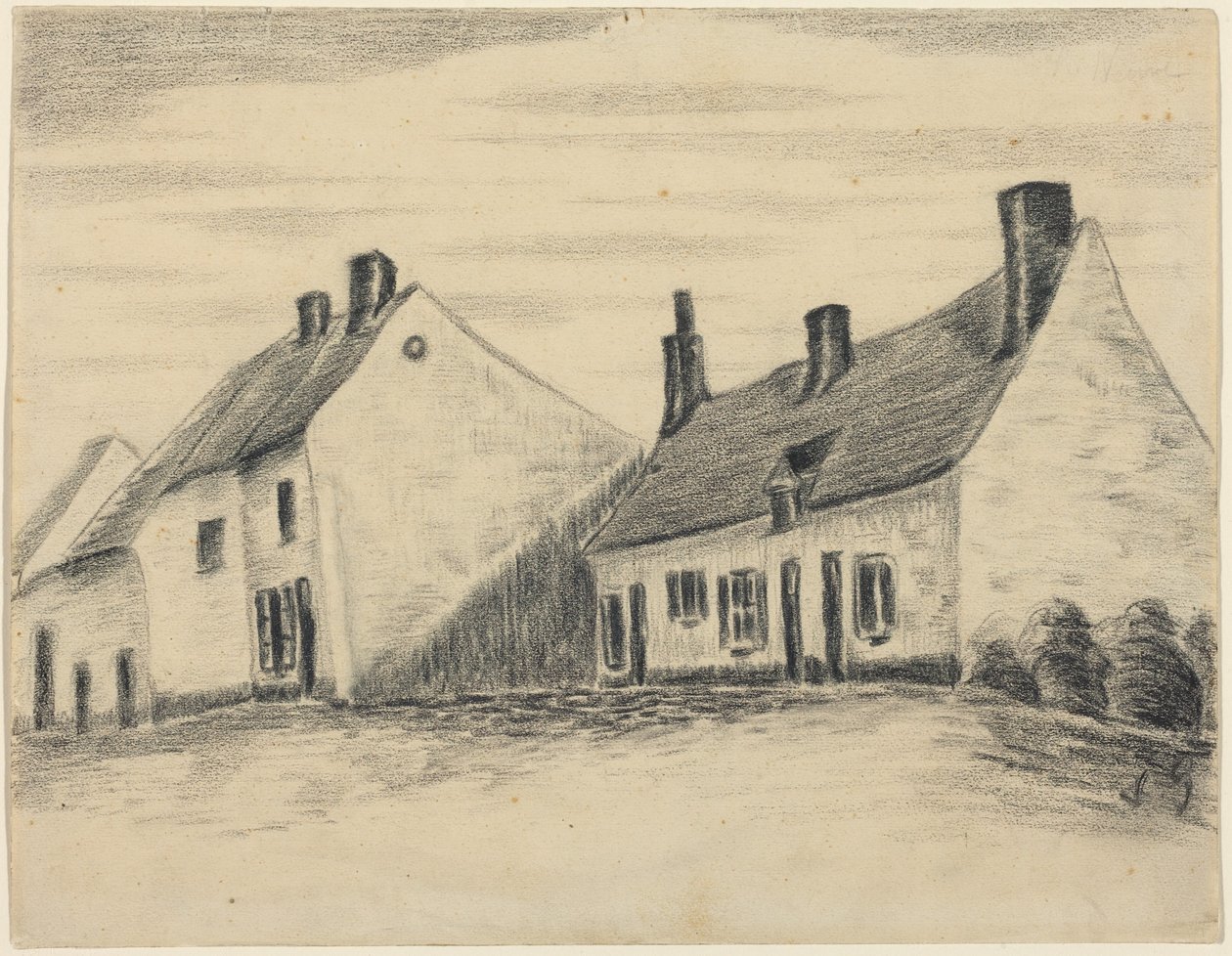 La casa Zandmennik de Vincent van Gogh