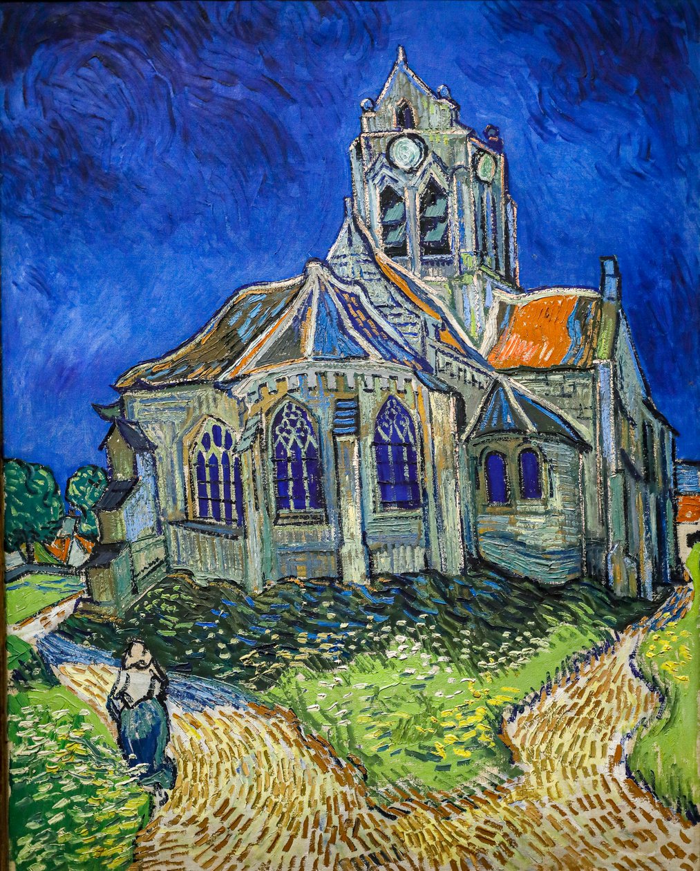 La iglesia de Auvers-Sur-Oise, vista desde la cabecera de Vincent van Gogh