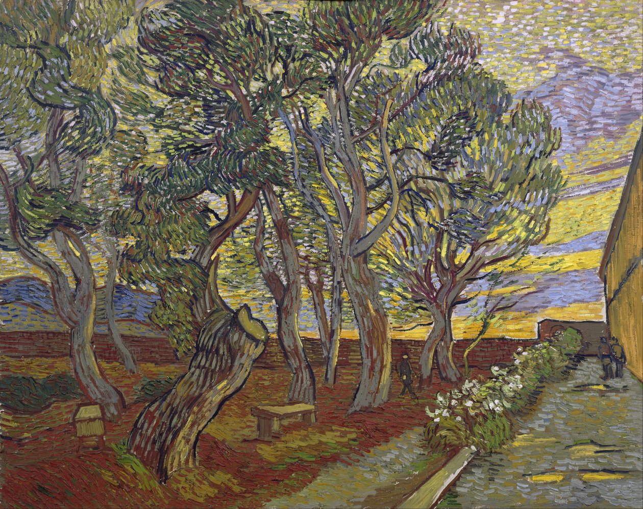 El jardín del hospital Saint-Paul de Vincent van Gogh
