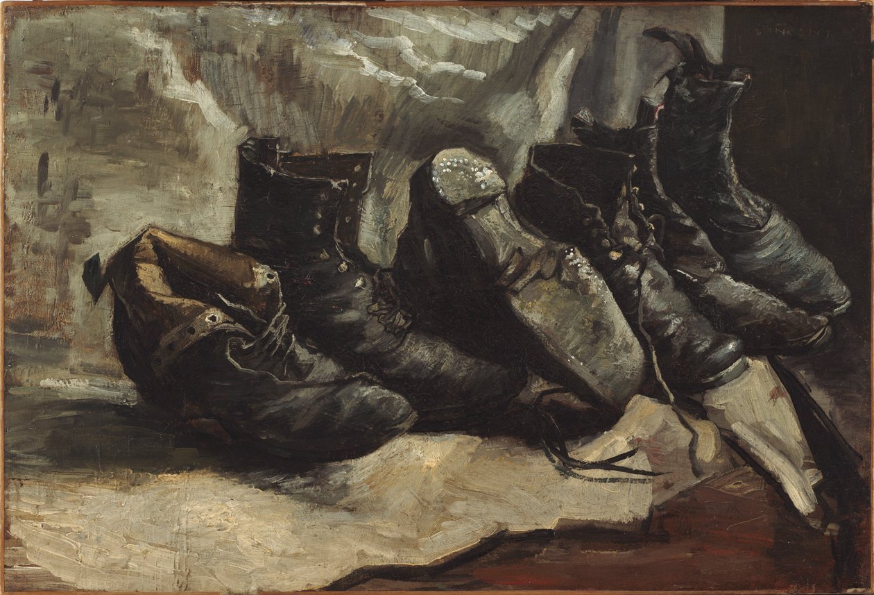 Tres pares de zapatos de Vincent van Gogh